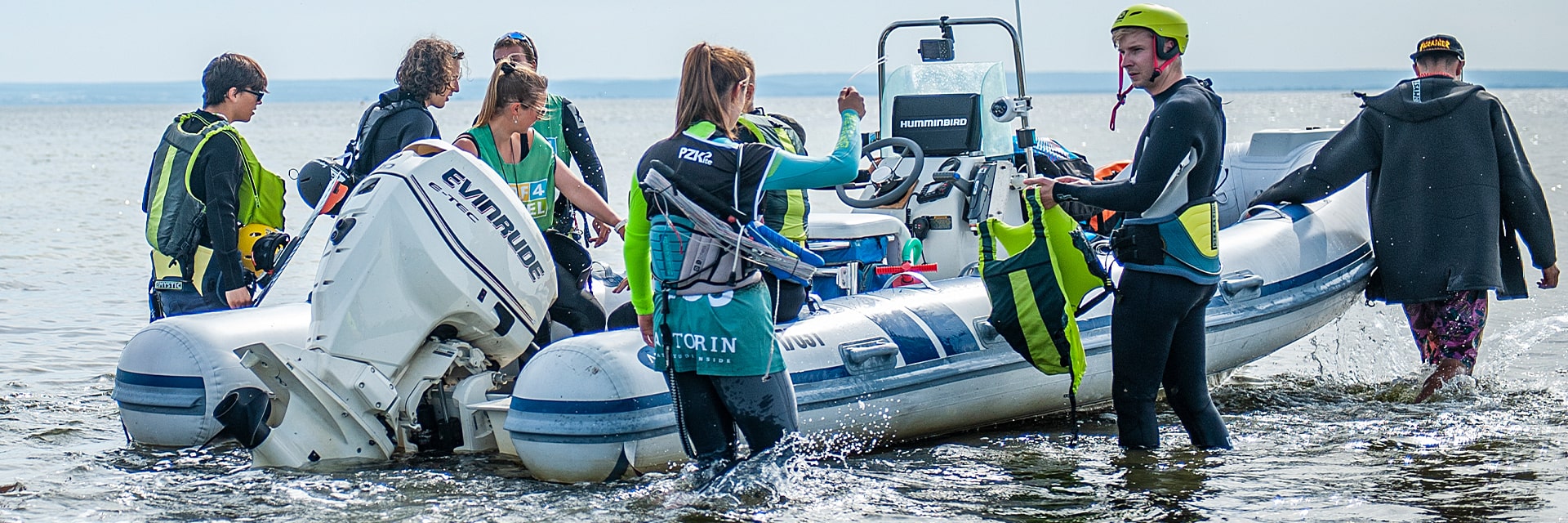 Kitesurfing akcja